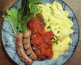手作りトマトソースで朝ごはん作り方7写真