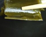 リカちゃん♡ご近所さんの春菊入り肉吸い風作り方5写真