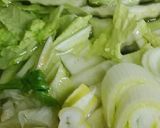 リカちゃん♡ご近所さんの春菊入り肉吸い風作り方7写真