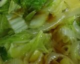 リカちゃん♡ご近所さんの春菊入り肉吸い風作り方13写真
