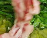 リカちゃん♡ご近所さんの春菊入り肉吸い風作り方20写真