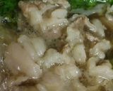 リカちゃん♡ご近所さんの春菊入り肉吸い風作り方24写真