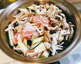 【ワンパン】茄子と豚バラの味噌和え作り方1写真