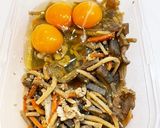 きんぴらリメイクの卵焼き作り方2写真