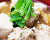お年寄り絶賛シリーズ☆鶏つくね☆味噌汁☆作り方8写真