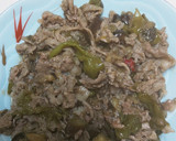 牛肉とナスと万願寺とうがらし和風煮炒め作り方5写真