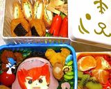 キャラ弁　寺刃ジンペイ　Ｙ学園作り方1写真
