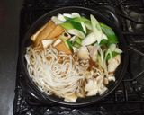 基本の鍋焼きうどん♪簡単鍋つゆ鍋スープ作り方10写真