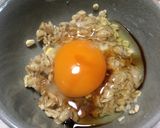 オートミールをTKG作り方3写真