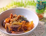 粗びき豚とナスのハーブケチャップ炒め作り方8写真