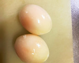めんつゆで簡単♡とろ〜り冷凍卵の巾着煮作り方1写真