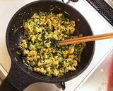 簡単常備菜☆大根菜と卵の炒め物作り方4写真
