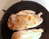 柔らか〜♡鶏むねガーリックバターステーキ作り方5写真
