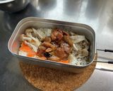 メスティンで焼き鳥缶詰炊き込みご飯作り方3写真
