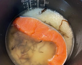 さっぱり☆鮭と塩昆布の炊き込みご飯作り方3写真
