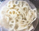 れんこんの味噌炒め作り方1写真