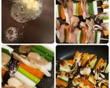 冷めても柔らかい～舞茸ササミバター串焼き作り方7写真