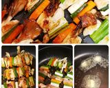 冷めても柔らかい～舞茸ササミバター串焼き作り方8写真