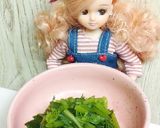 リカちゃん♡からし菜アーモンド胡麻和え作り方2写真