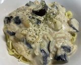 ナスの味噌クリームパスタ作り方6写真