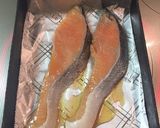 鮭のごま油焼き作り方1写真