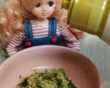 リカちゃん♡からし菜アーモンド胡麻和え作り方6写真