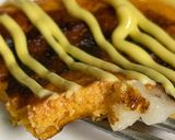 お好み焼き風！明太子とお餅の卵焼き作り方9写真