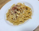 乾燥ポルチーニのクリームパスタ作り方7写真