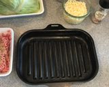時短！ラクックでキャベツと挽肉のチーズ焼作り方1写真