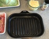 時短！ラクックでキャベツと挽肉のチーズ焼作り方2写真