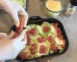 時短！ラクックでキャベツと挽肉のチーズ焼作り方5写真