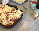 時短！ラクックでキャベツと挽肉のチーズ焼作り方7写真