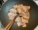 豚肉とピーマンの玉子炒め作り方2写真
