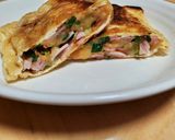 簡単！油揚げ、ねぎハムチーズのはさみ焼き作り方13写真