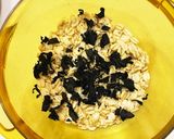 オートミール　シャケワカメおにぎり作り方1写真