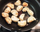 柚子胡椒れんこんと鶏ひき肉のハサミ焼き作り方5写真