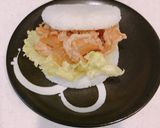 ご飯と生姜焼きで、生姜焼きライスバーガー作り方6写真