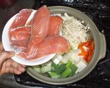 基本の石狩鍋♪簡単キャベツ鍋つゆ鍋スープ作り方14写真