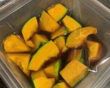 レンジでかぼちゃの煮物作り方3写真