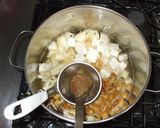 納豆汁♪簡単具沢山の味噌汁なめこ・豆腐作り方5写真