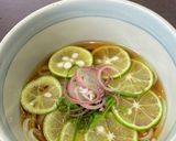 大葉とみょうがのすだち冷や麦作り方5写真