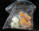 レンジでお手軽ぱんぽきんスープ作り方1写真