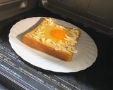 時短ワザ♫目玉焼きチーズトースト作り方5写真