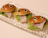 ハロウィン☆火を使わないおばけバーガー作り方6写真