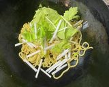 和山椒とセロリ菜の焼きそば作り方2写真