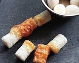 おうち居酒屋★ちくわとうずら卵の串カツ作り方1写真