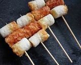 おうち居酒屋★ちくわとうずら卵の串カツ作り方4写真
