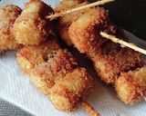 おうち居酒屋★ちくわとうずら卵の串カツ作り方6写真