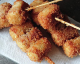 おうち居酒屋★ちくわとうずら卵の串カツ作り方6写真