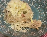 新感覚！？舞茸のカルボ飯作り方4写真